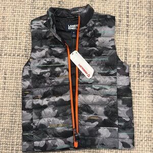 Lands End boys vest. New with tags. Youth size 8